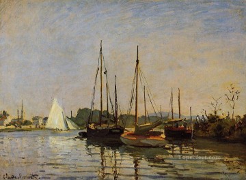  Arco Pintura al %C3%B3leo - Barcos de recreo Claude Monet